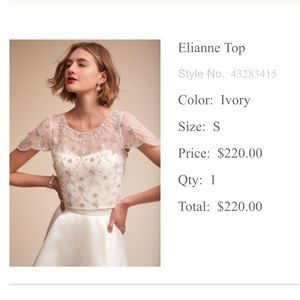 BHLDN | Moyna Couture | Elaine Top